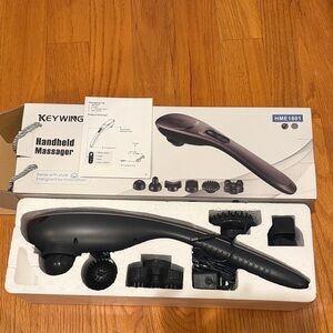 Black Handheld Massager